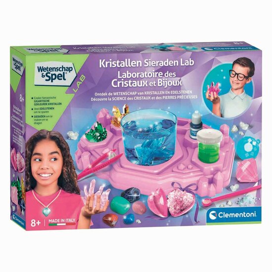 Clementoni Wetenschap &amp; Spel Kristallen Sieraden Lab