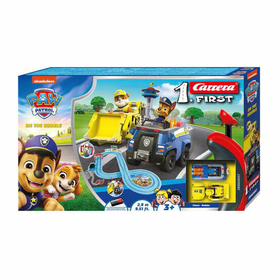 Carrera Racebaan First PAW Patrol - On the Double 2,9m
