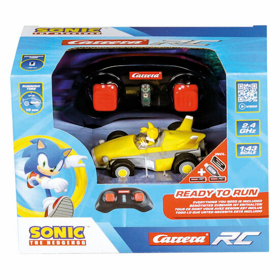 Carrera Team Sonic Racing Mini RC - Tails 1:43