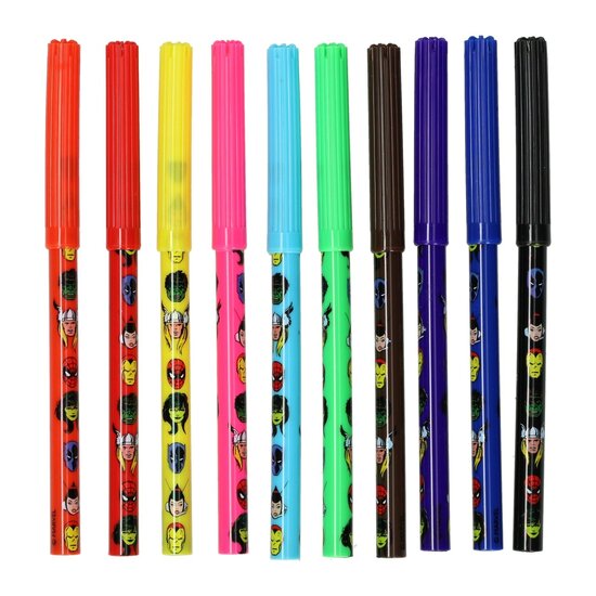 Viltstiften Avengers - 10st