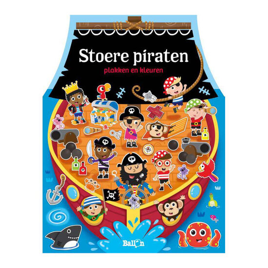 Stoere piraten - Plakken en Kleuren