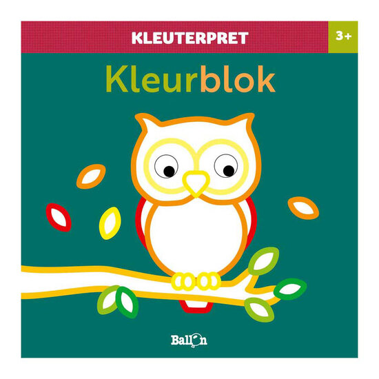 Kleuterpret Kleurblok Uil 3+