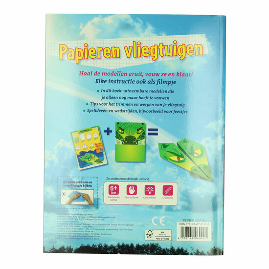 Papieren Vliegtuigen - 19 Vouwmodellen