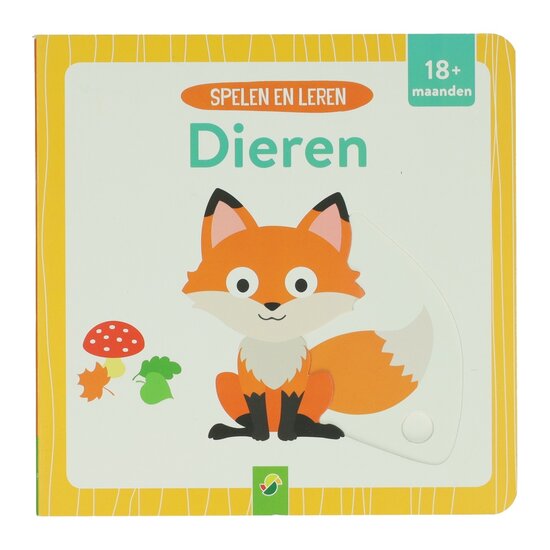 Kartonnen Schuifboekje - Spelen en leren Dieren