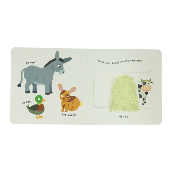 Kartonnen Schuifboekje - Spelen en leren Boerderij