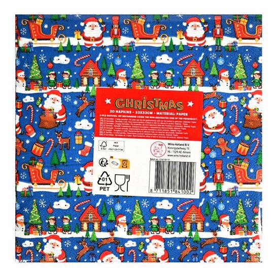 Servetten Kerst - 20st.