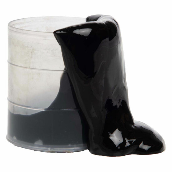 Crazy Slime Zwarte Slijm in Mini Olievat