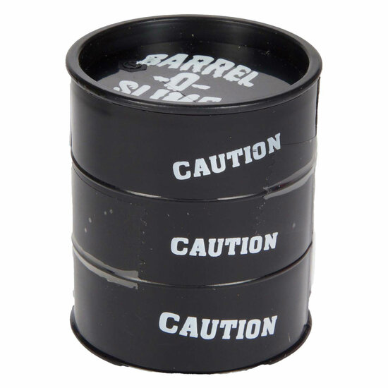 Crazy Slime Zwarte Slijm in Mini Olievat