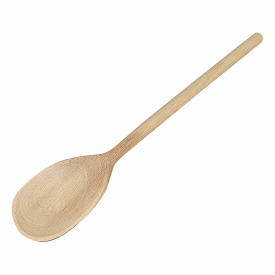 Houten Pollepel Ovaal, 30cm