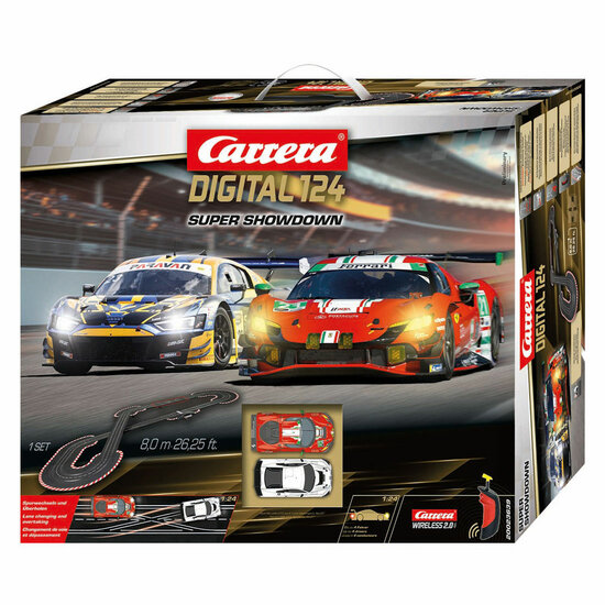 Carrera Digitale Racebaan 1:24 met 2 Racewagens