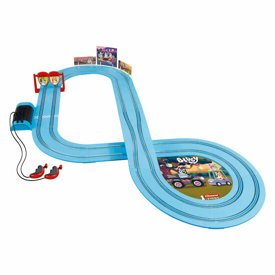 Carrera First Racebaan - Bluey vs. Bingo Let&#039;s Go 2,9m