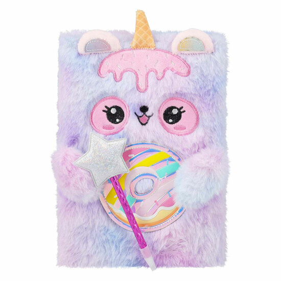 Notitieboek Pluche met Pen - Beer