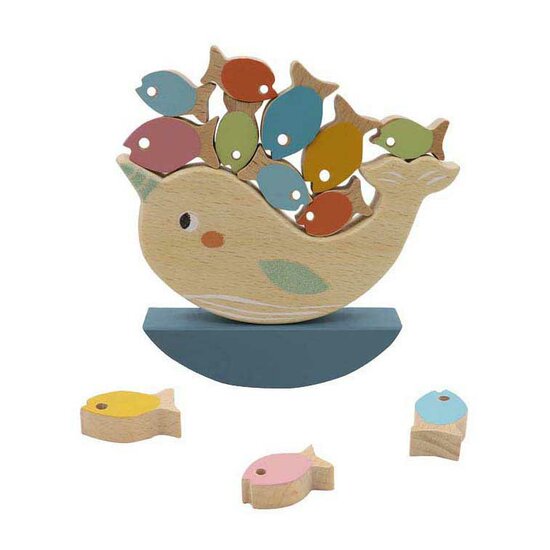 Houten Balansspel Narwal