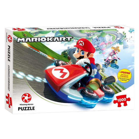 Legpuzzel Mario Kart Funracer, 1000st.
