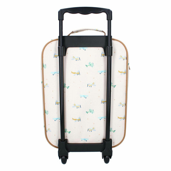 Kidzroom Trolley Koffer Small Talk - Vliegtuigen