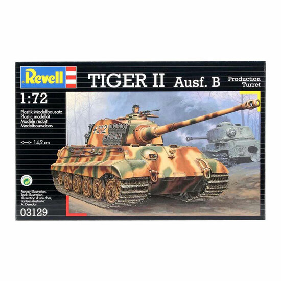 Revell Modelbouwpakket - Tiger II Ausf. B 1:72 - 144dlg.