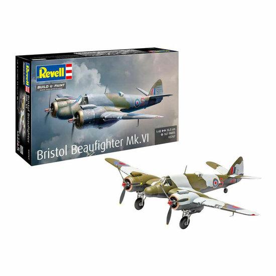 Revell Modelbouwpakket - Bristol Beaufighter Mk. VI 1:48 - 167dlg.