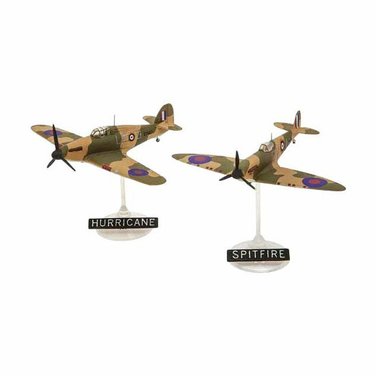 Revell Modelbouwpakket - Spitfire Mk.1a &amp; Hurricane Mk.1 1:144 - 31dlg.