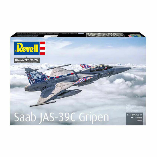 Revell Modelbouwpakket - Saab JAS-39C Gripen 1:72 - 120dlg.