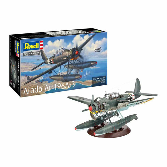 Revell Modelbouwpakket - Arado Ar196A-3 Seaplane 1:32 - 192dlg.