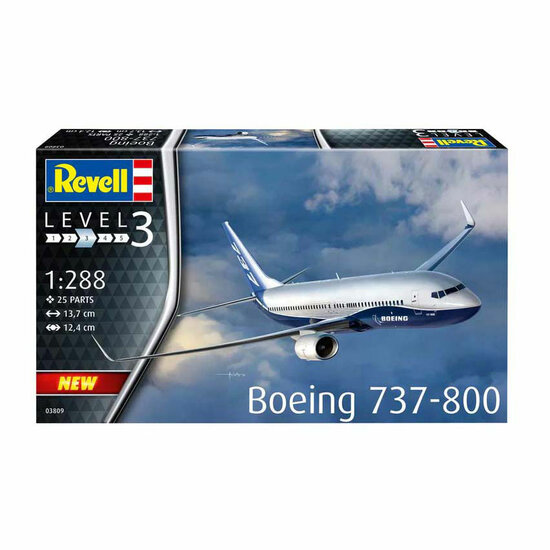 Revell Modelbouwpakket - Boeing 737-800 1:288 - 25dlg.