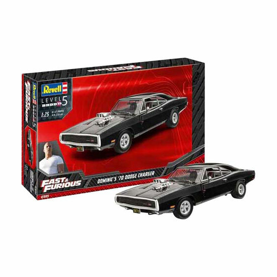 Revell Modelbouwpakket Fast &amp; Furious - Dominics 1970 Dodge Charger 1:25 - 117dlg.