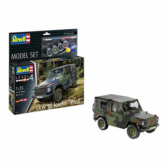 Revell Modelbouwpakket - Lkw gl leicht "Wolf" 1:35 - 116dlg.