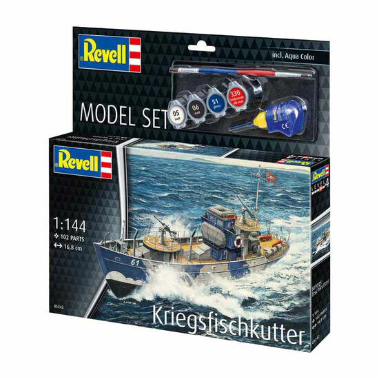 Revell Modelbouwpakket - KFK (Kriegsfischkutter) 1:144 - 102dlg.