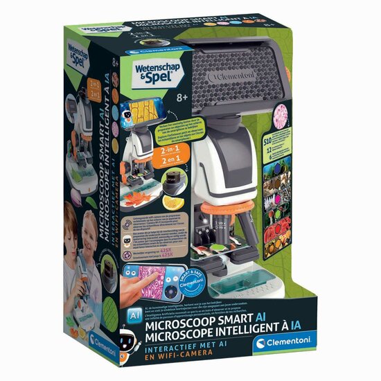 Clementoni Wetenschap &amp; Spel Microscoop Smart
