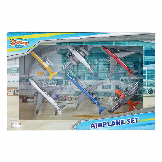 2-Play 6 Vliegtuigen Freewheel