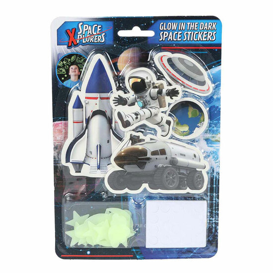 Space Xplorers Glow in the Dark Stickers - 21st.