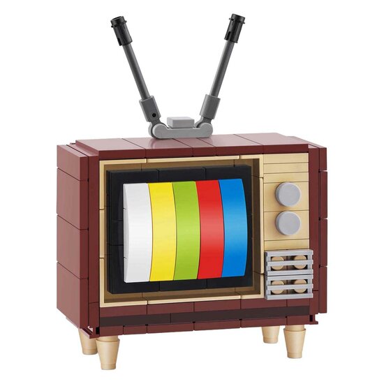 ZURU Max Premium Retro TV Bouwset in Verrassingsbal - 168dlg.