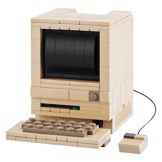 ZURU Max Premium Retro Computer Bouwset in Verrassingsbal - 221dlg.