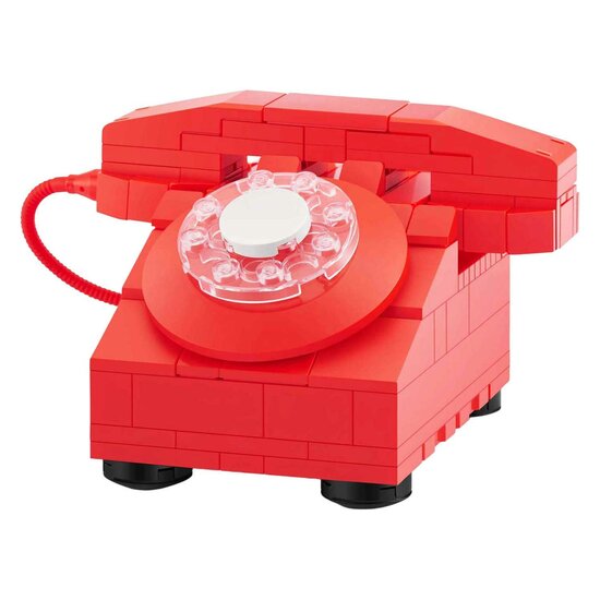 ZURU Max Premium Retro Telefoon Bouwset in Verrassingsbal - 141dlg.