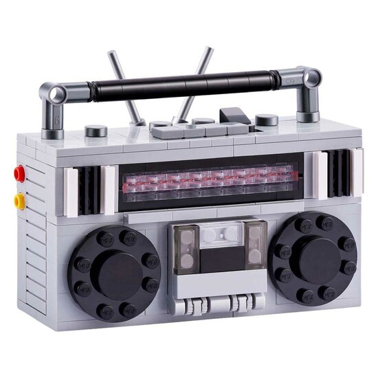 ZURU Max Premium Retro Draagbare Radio Bouwset in Verrassingsbal - 157dlg.