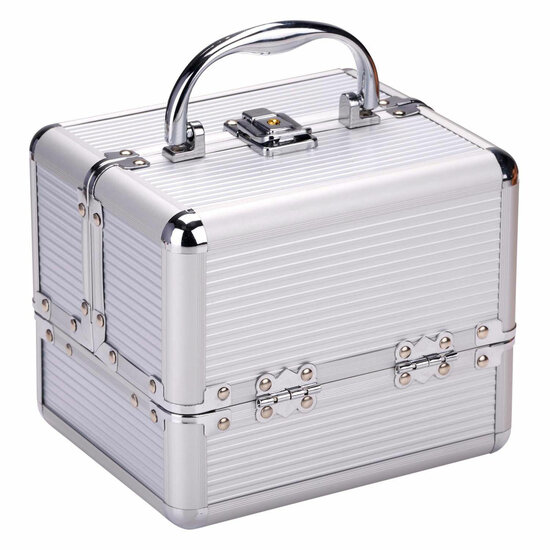 Make-up Koffer Zilver