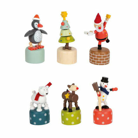 Small Foot - Display Kerst- en Winterdansfiguren, 12st.