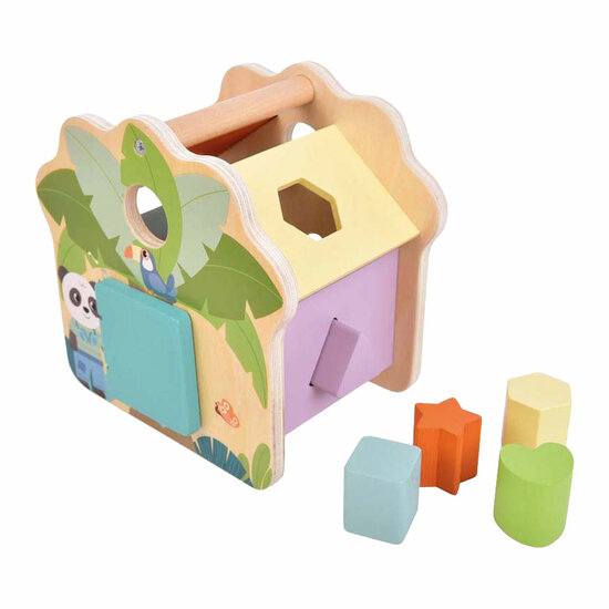 Small Foot - Houten Vormenstoof Jungle Friends FSC