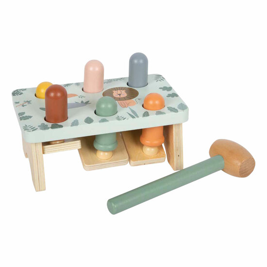 Small Foot - Houten Hamerbank Spel Safari FSC