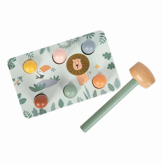 Small Foot - Houten Hamerbank Spel Safari FSC