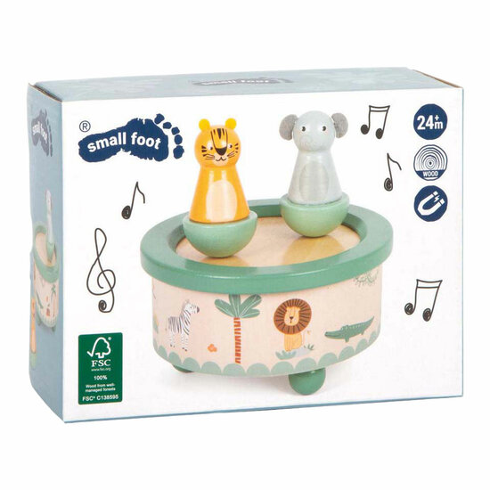Small Foot - Houten Muziekdoos Safari FSC