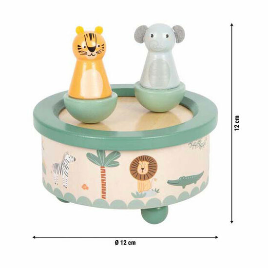 Small Foot - Houten Muziekdoos Safari FSC