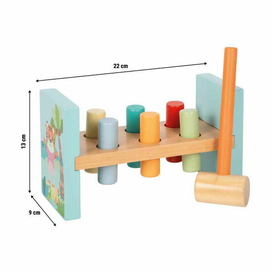 Small Foot - Houten Hamerbank Jungle Friends FSC
