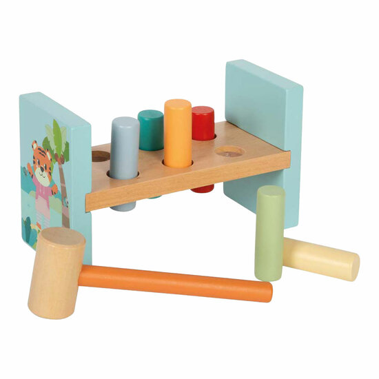 Small Foot - Houten Hamerbank Jungle Friends FSC