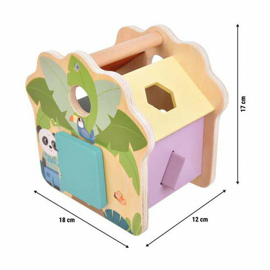 Small Foot - Houten Vormenstoof Jungle Friends FSC