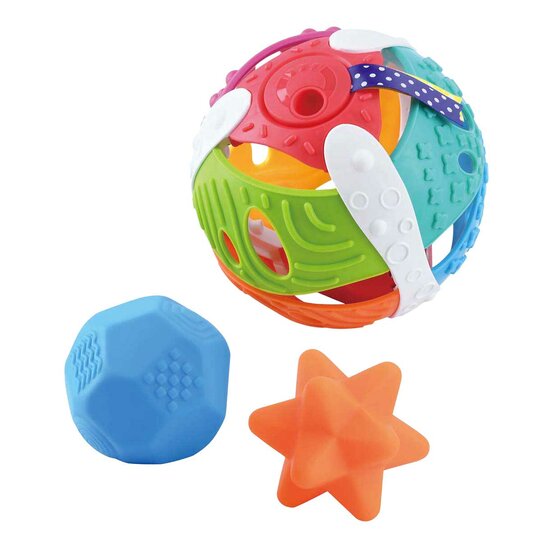 Playgo Schud en Rol Sensorische Bal - 3dlg.