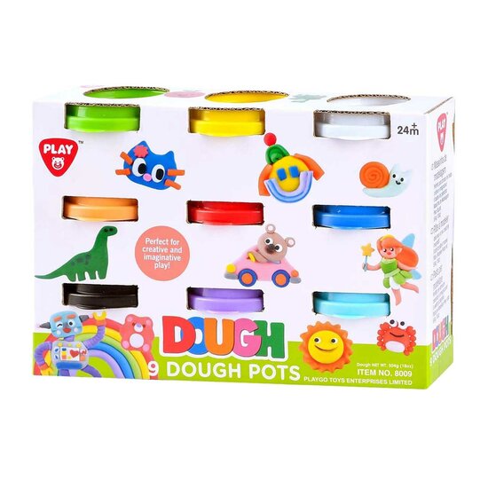 Playgo Kleiset 9 Kleuren - 9x56gram