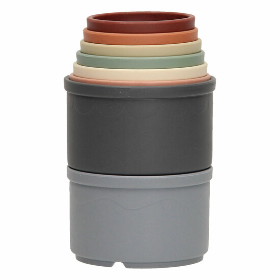 Stapelbekers Pastel, 8dlg.