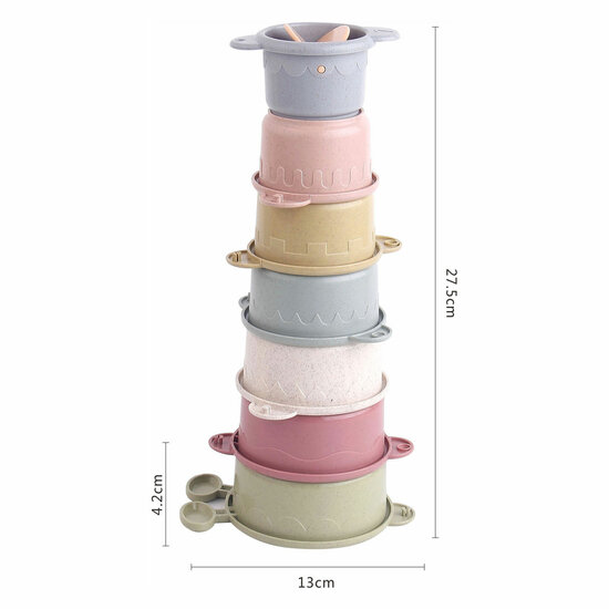 Waterval Badbekers Pastel, 8dlg.