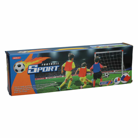 Voetbaldoeltje met Accessoires, 6dlg.
